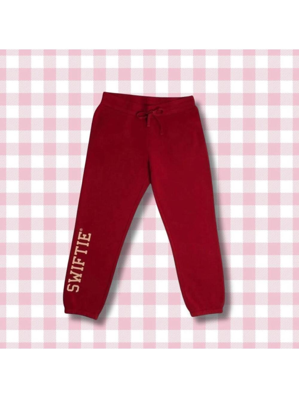 Taylor Swift Swiftie Red Sweat Pants XS